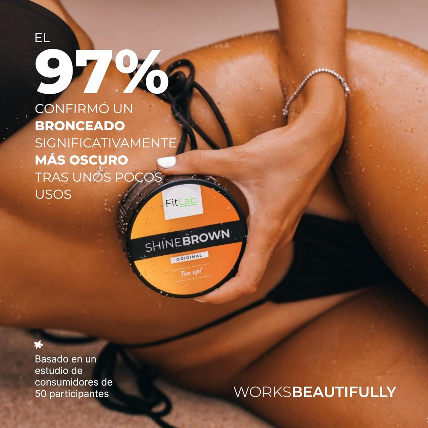 Shine Brown bronceador corporal FitLab